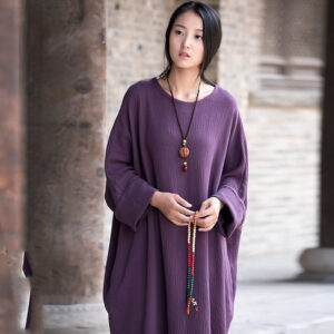 Loose Zen Double Layer Zou Women's Dress Gown